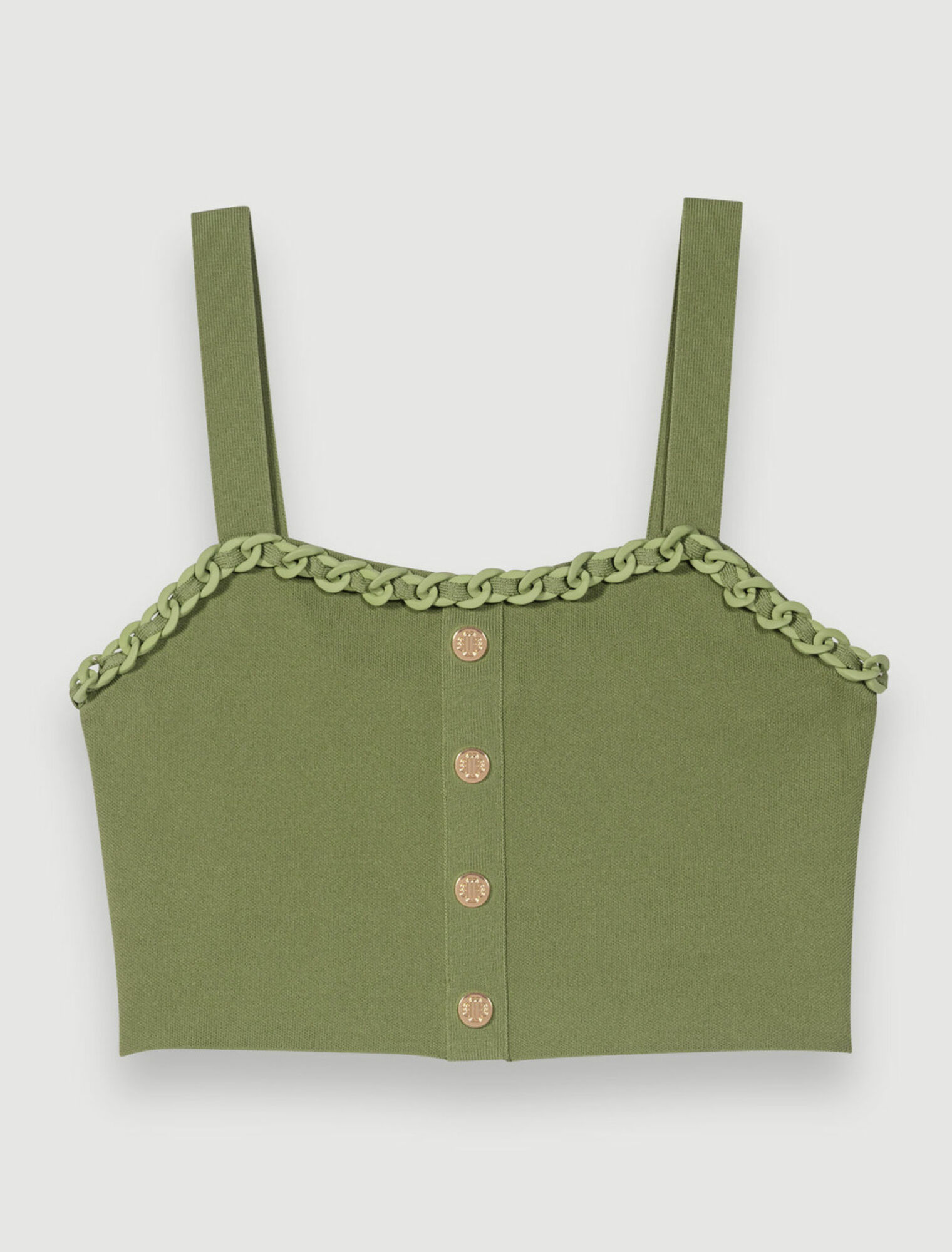 Backless crop top