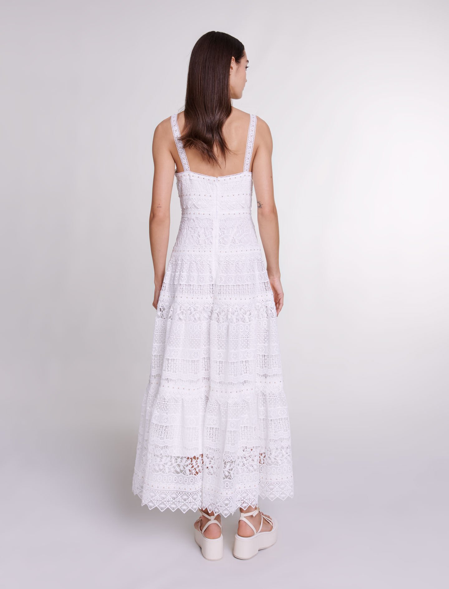 ワンピース Marge Mesh oversized over gown (white) ワンピース Marge Mesh oversized over gown (white