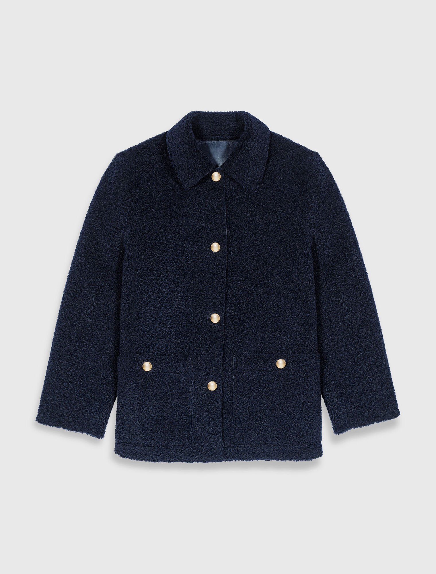 Faux shearling reversible