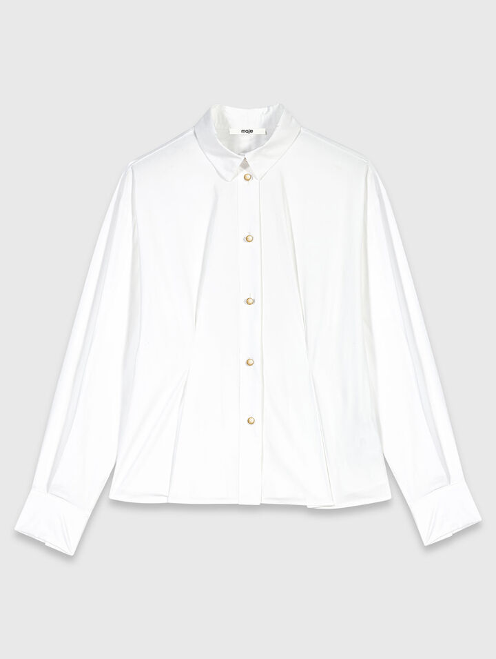 Shirt with lace-up back