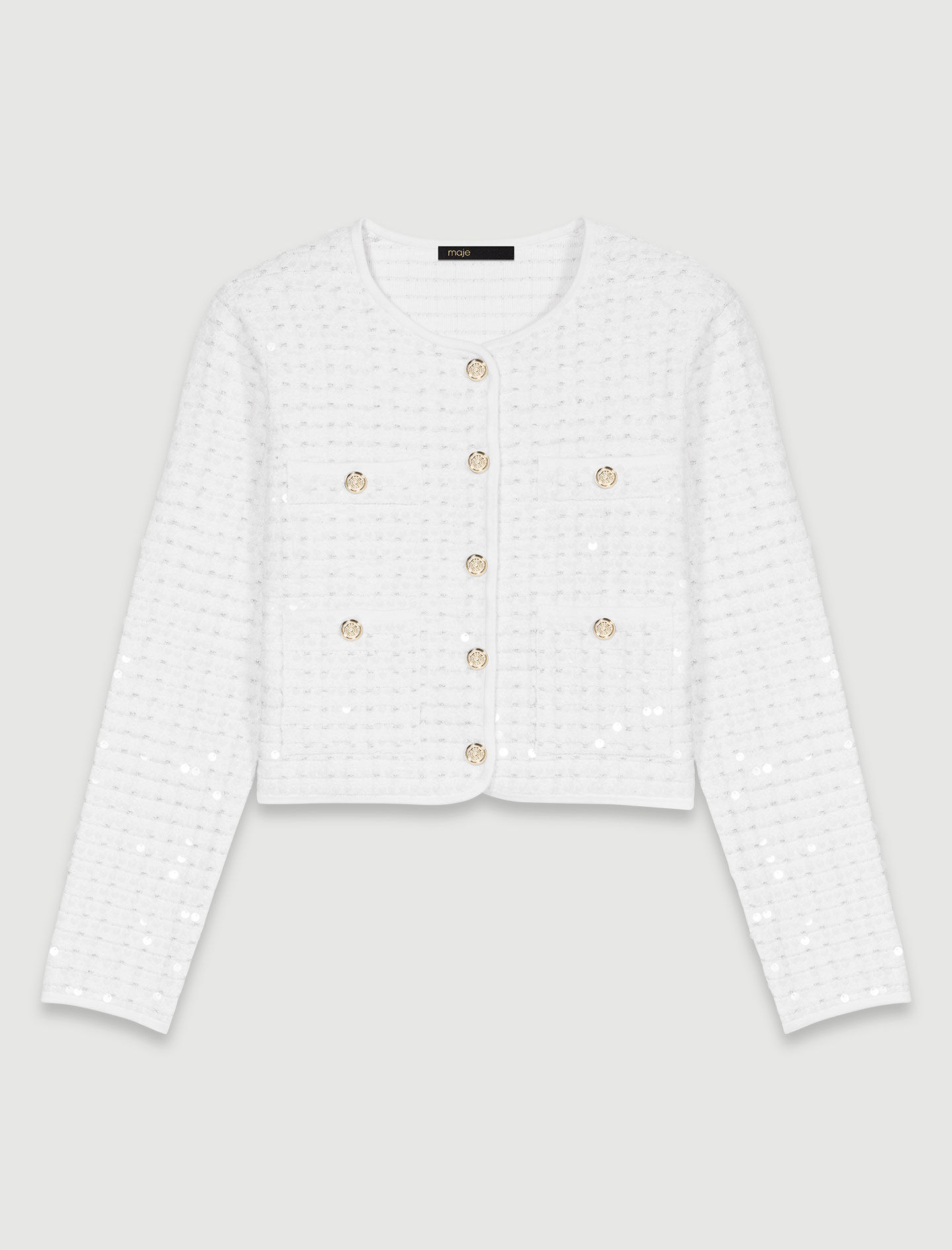 Maje white sweater online