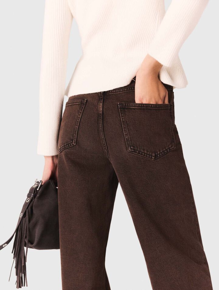Jean bootcut avec chaîne