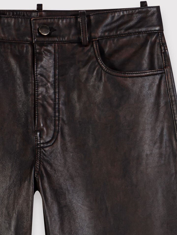 Pantalon en cuir