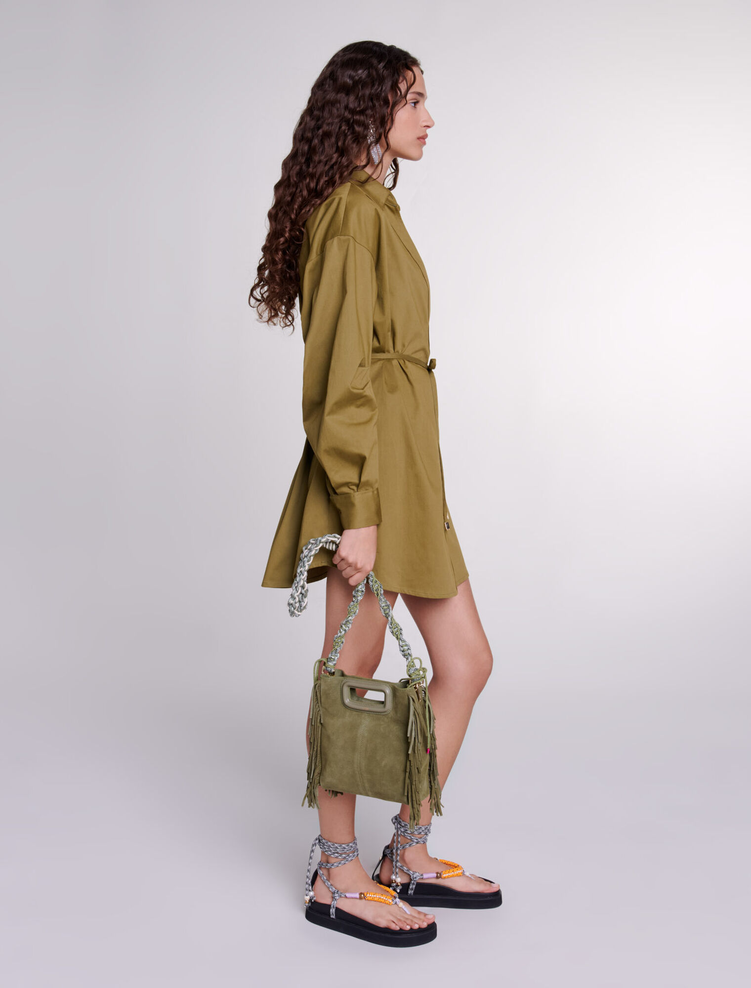 Robe portefeuille ajourée