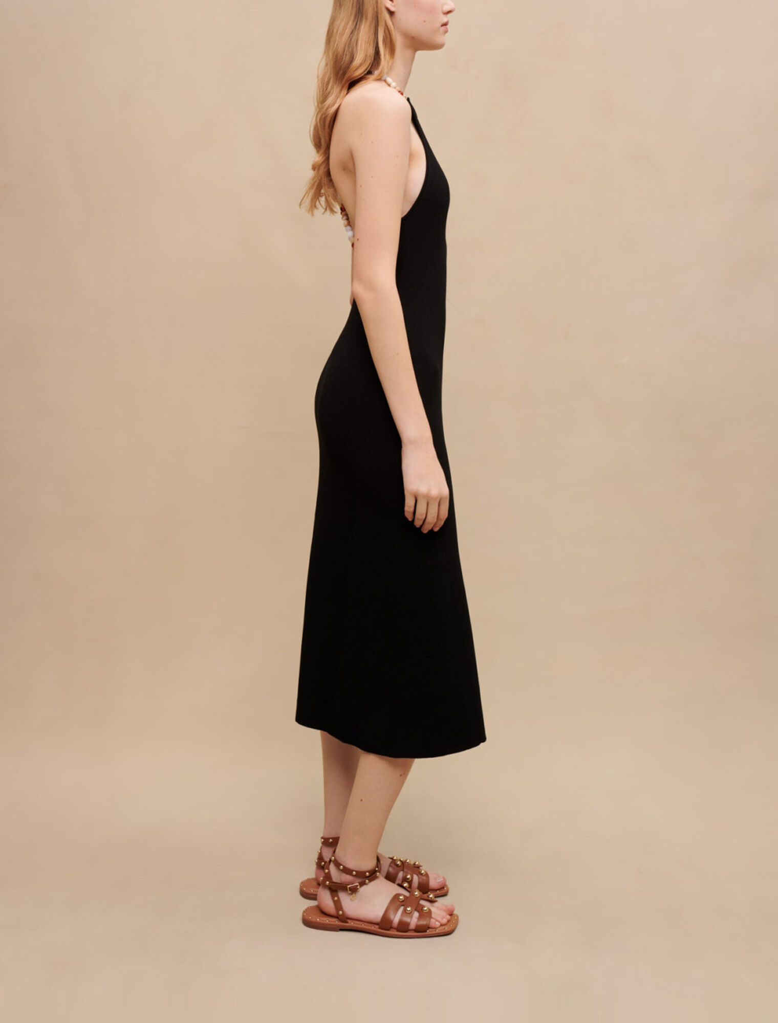 Robe longue détail chaîne