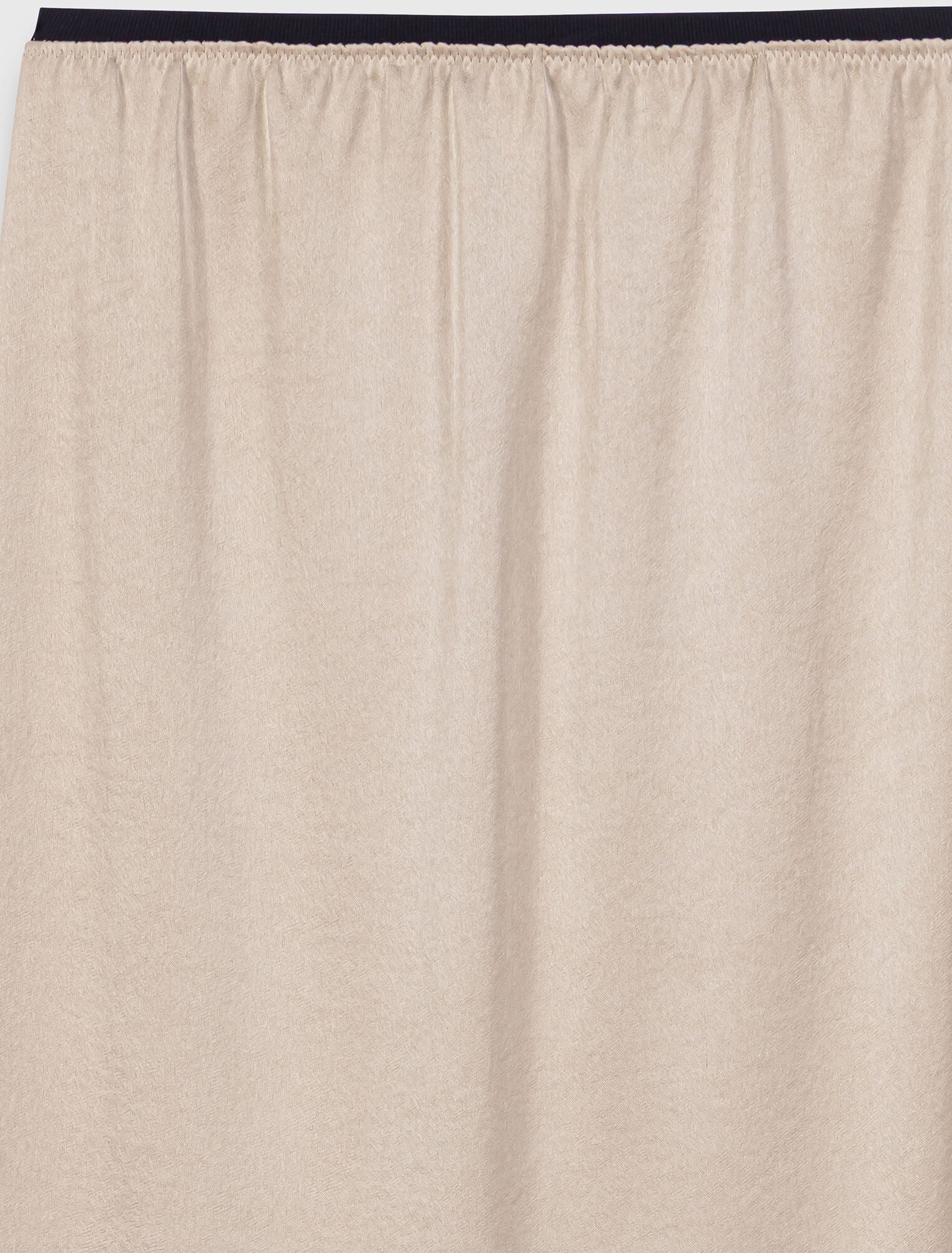 Satin pencil skirt