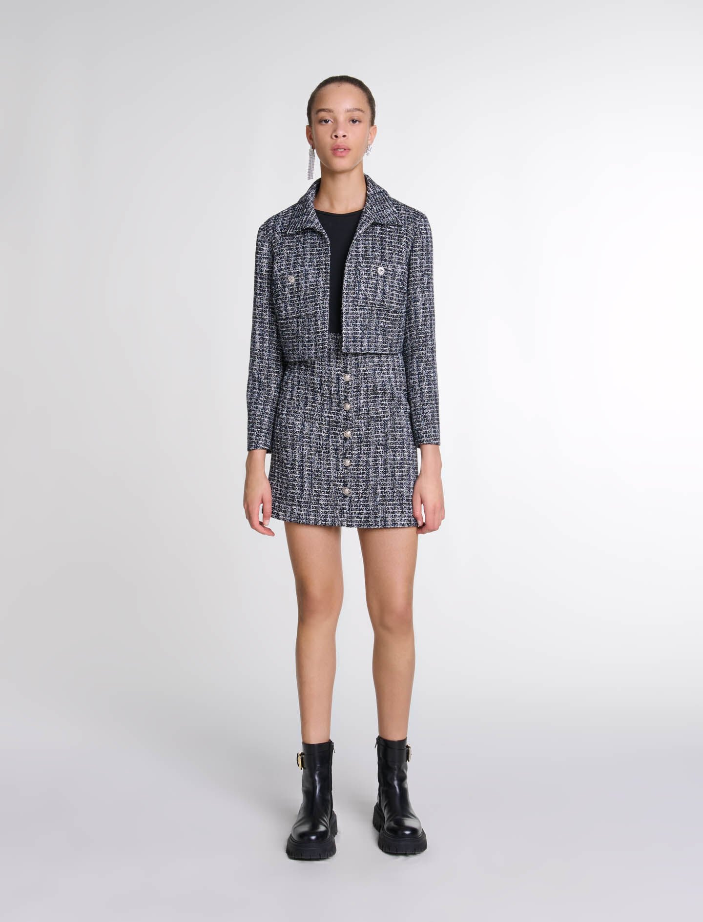 Robe carreaux maje top