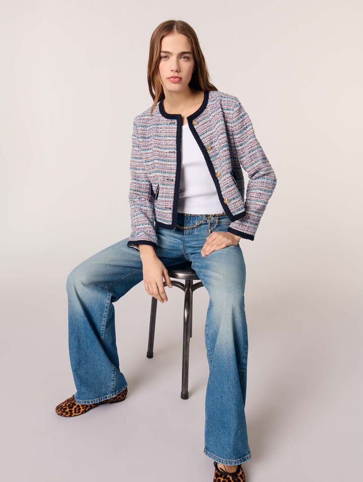 Short tweed jacket