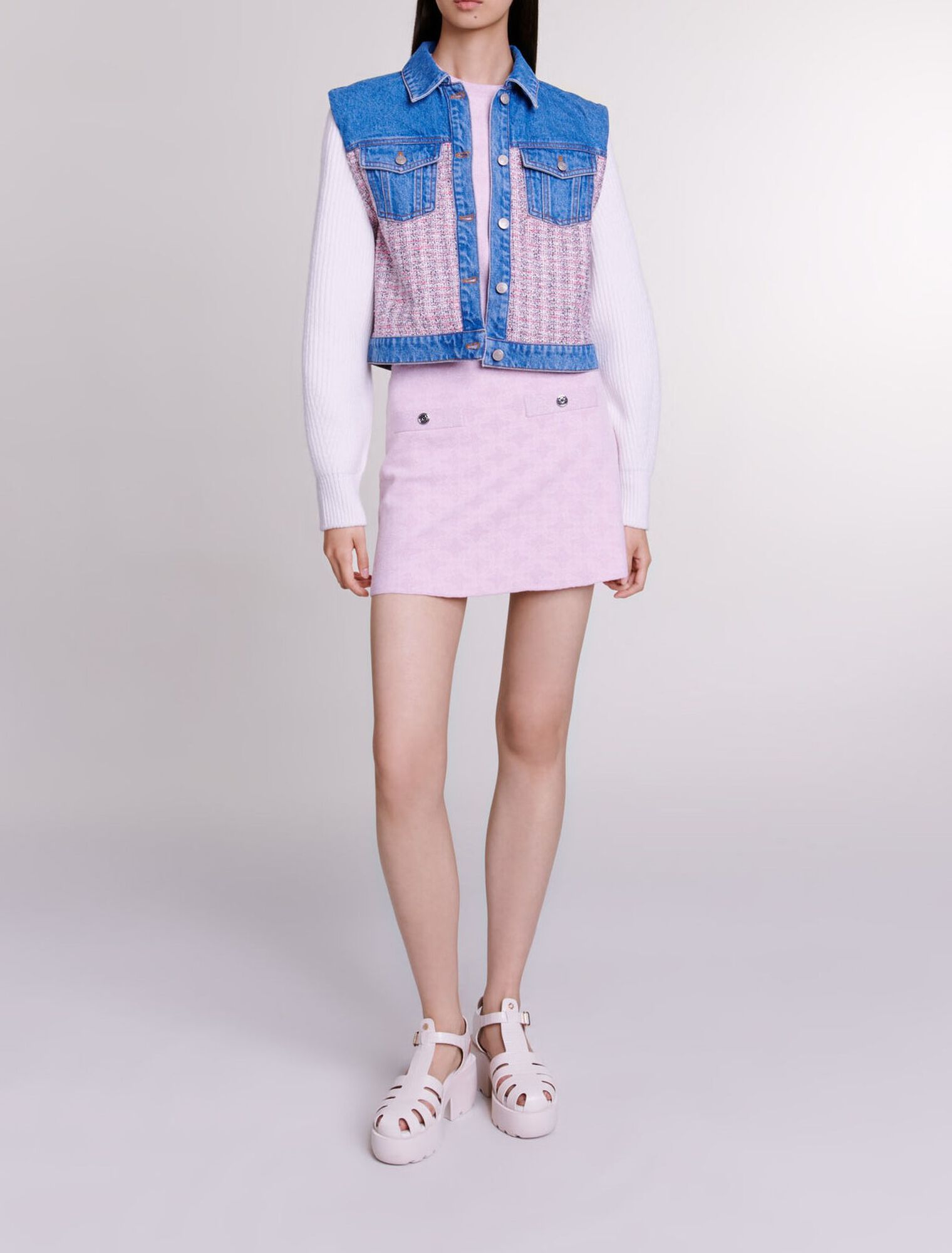 Jupe en maille jacquard