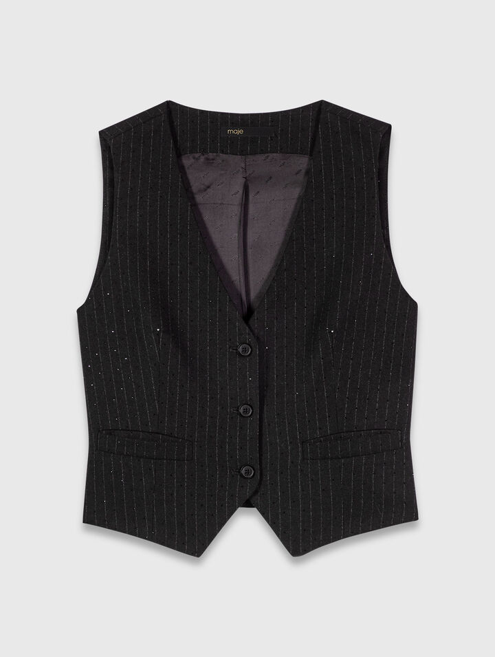 Diamanté tailored jacket