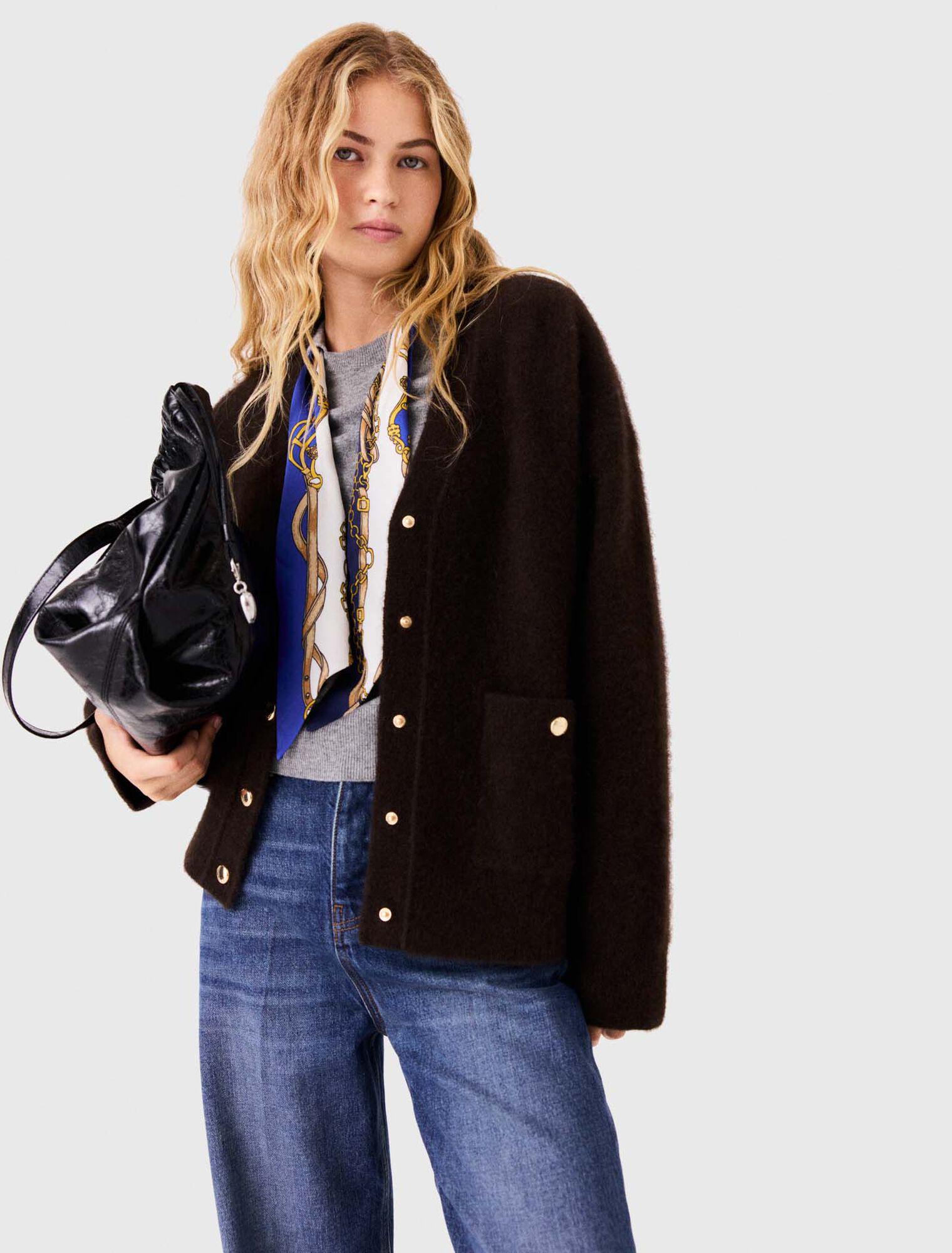 Longline yak cardigan