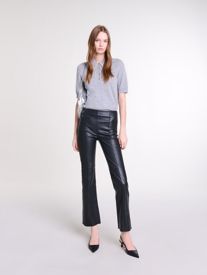 Pantalon en cuir