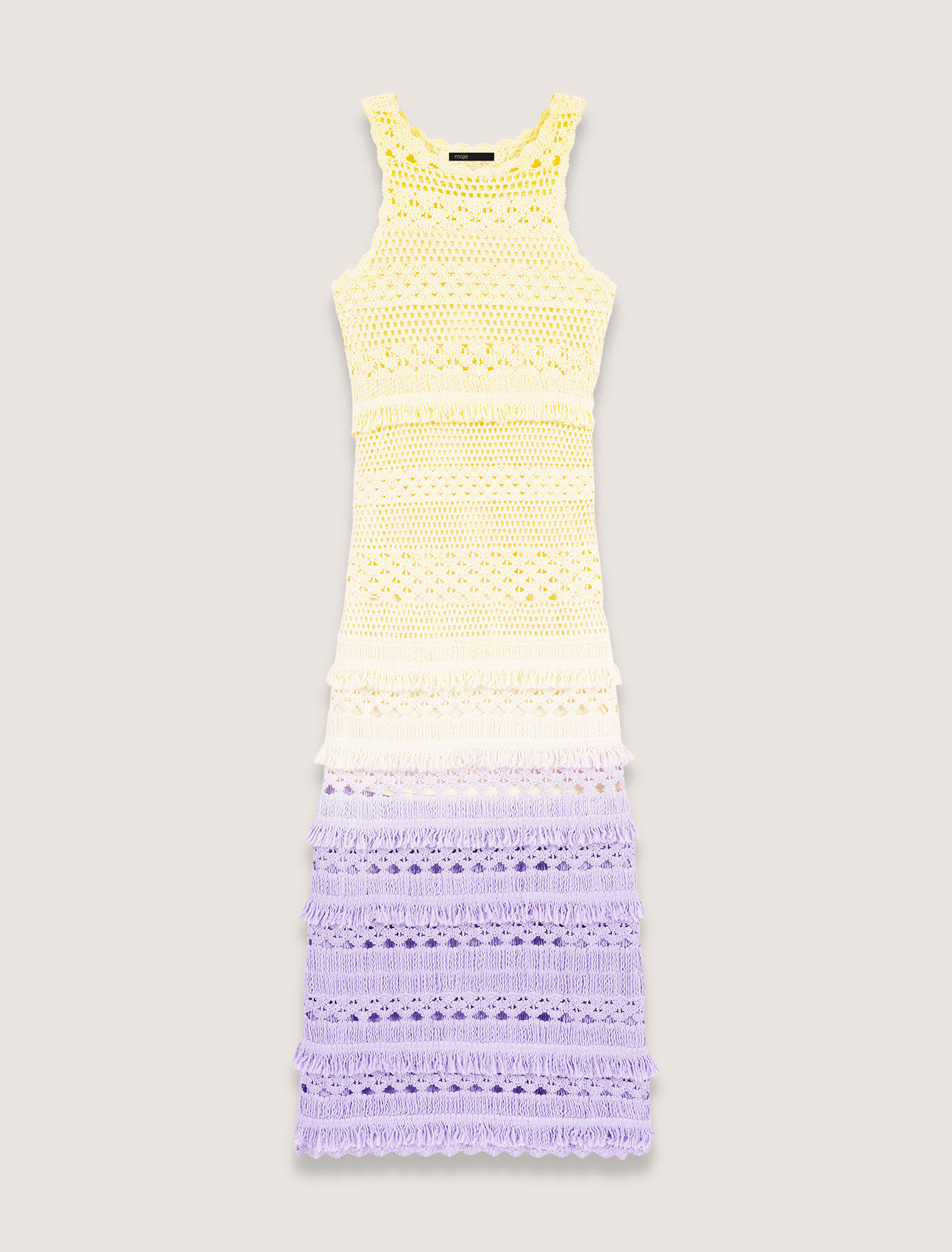 Robe longue crochet