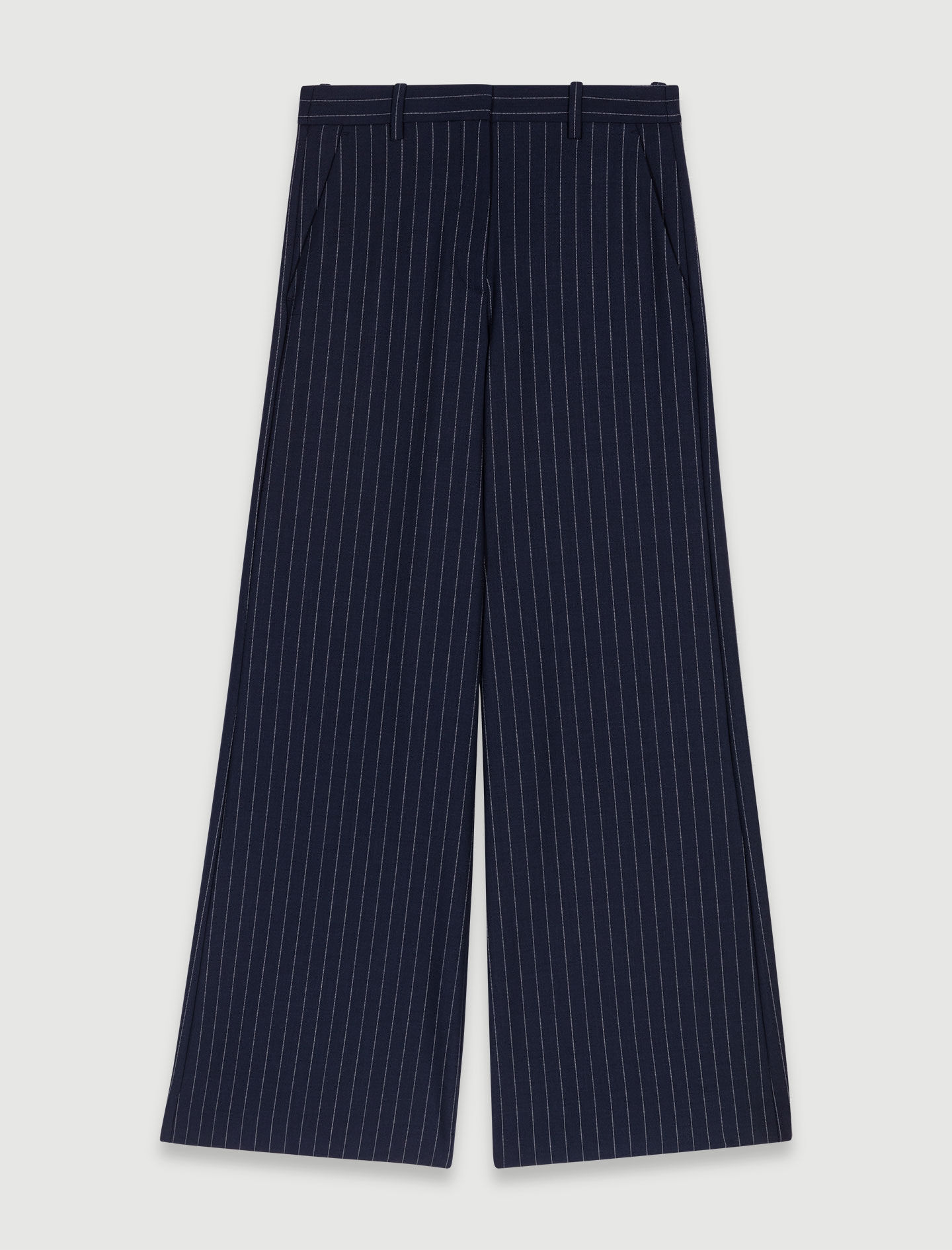 majeページ Striped trousers Blue For Women | Maje