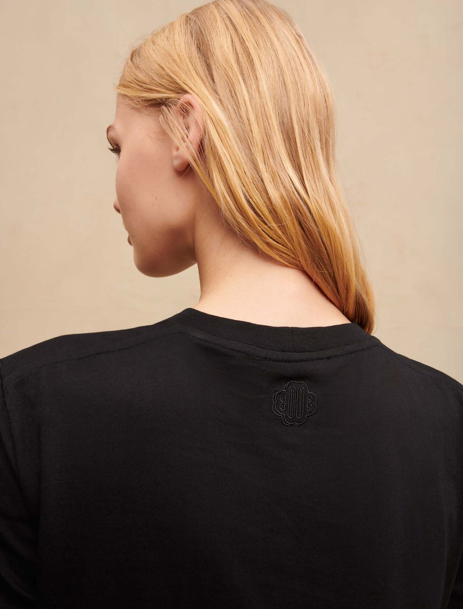 Tee-shirt en jersey à strass