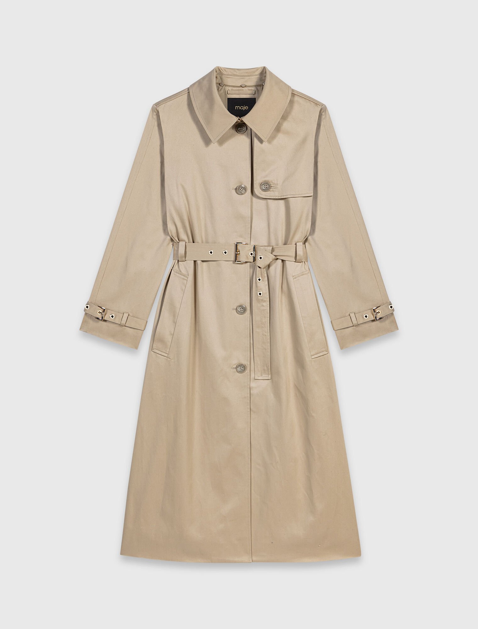 Trench with removable hood