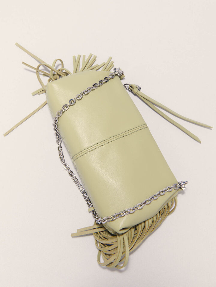 Pochette Miss M pouch en cuir lisse