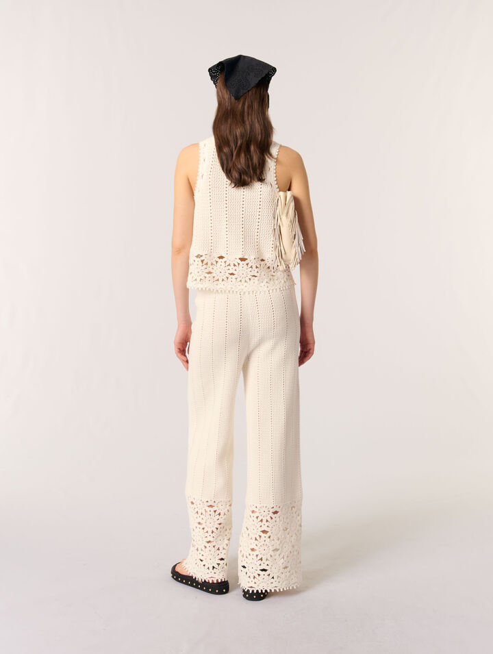 Débardeur en crochet