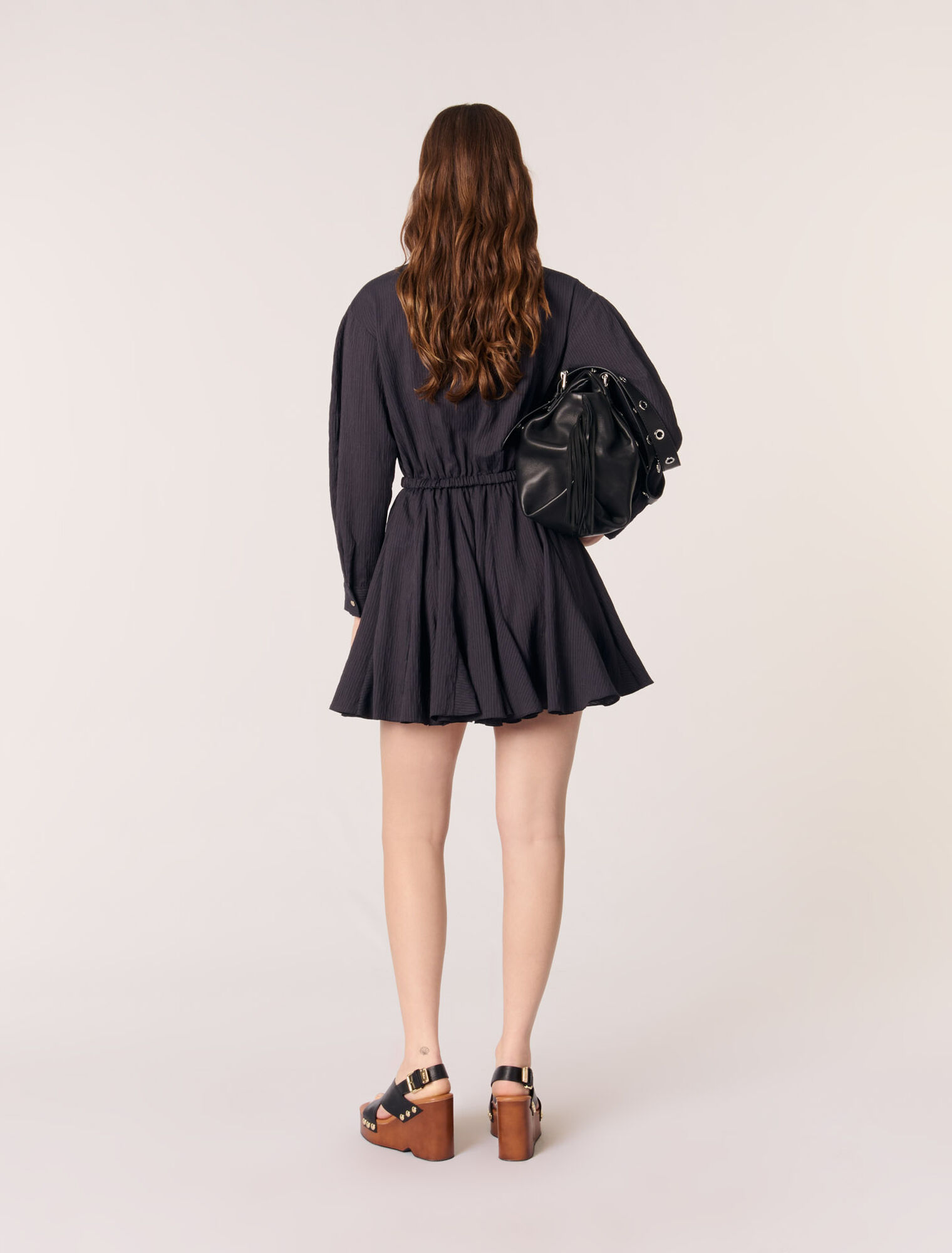 Short crepe dress