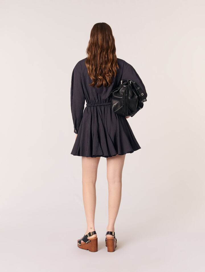 Short crepe dress