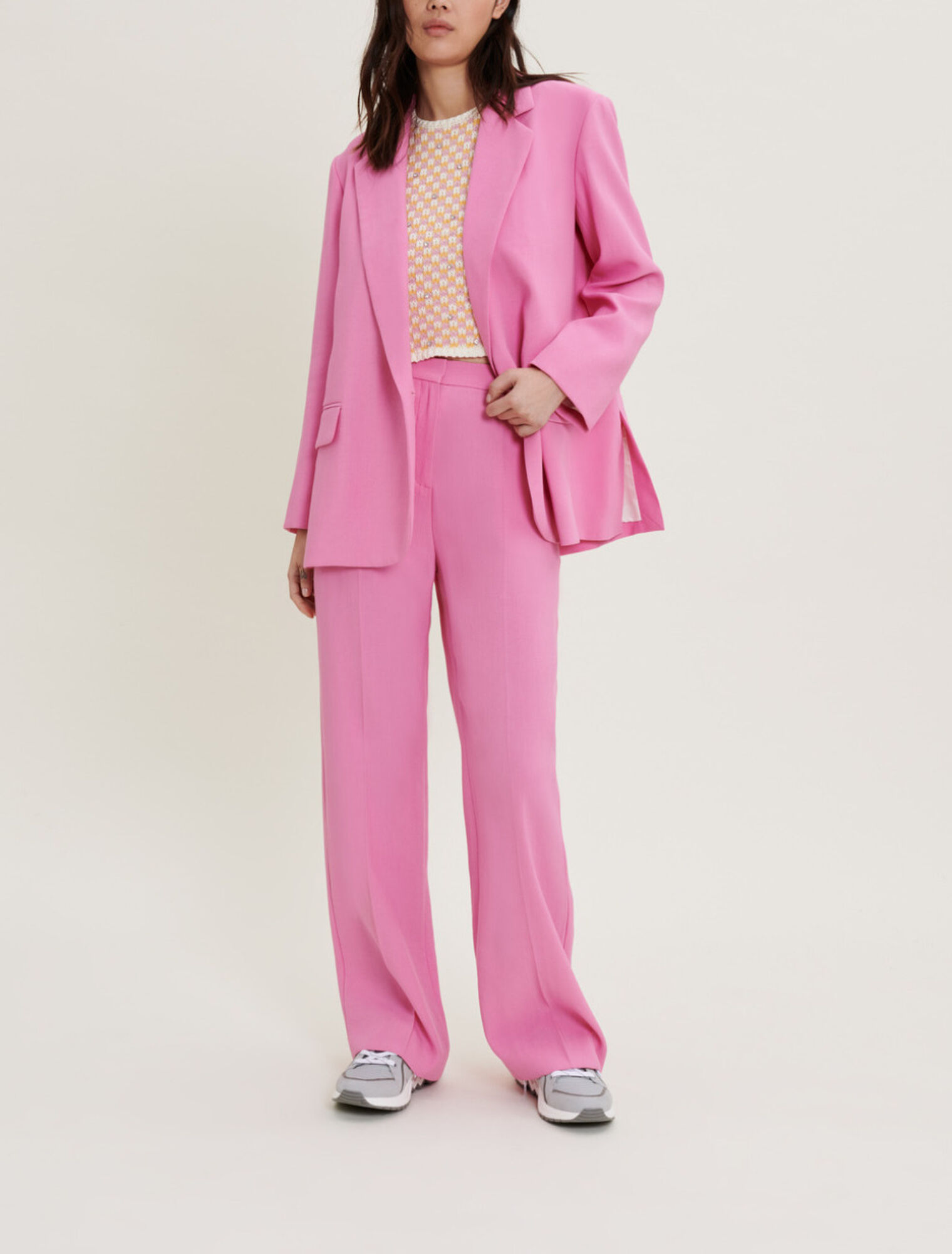 Veste tailleur fluide en ample