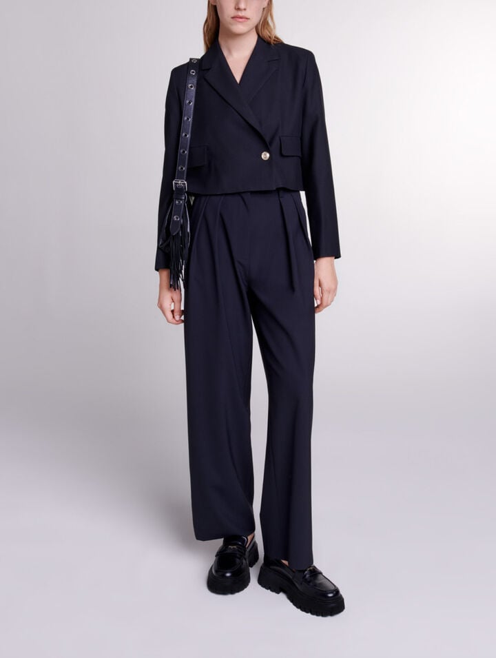 Veste courte droite