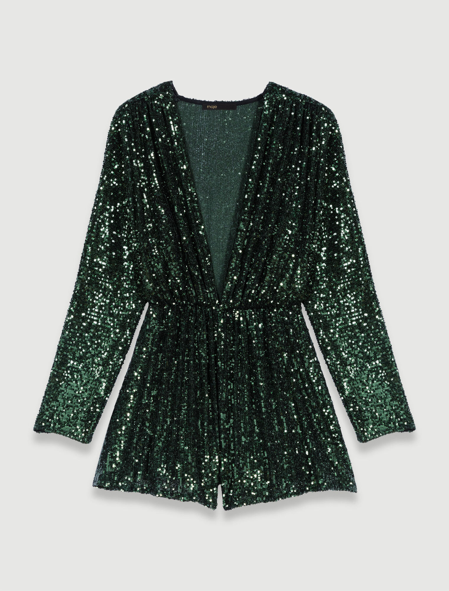 Combinaison short à paillettes