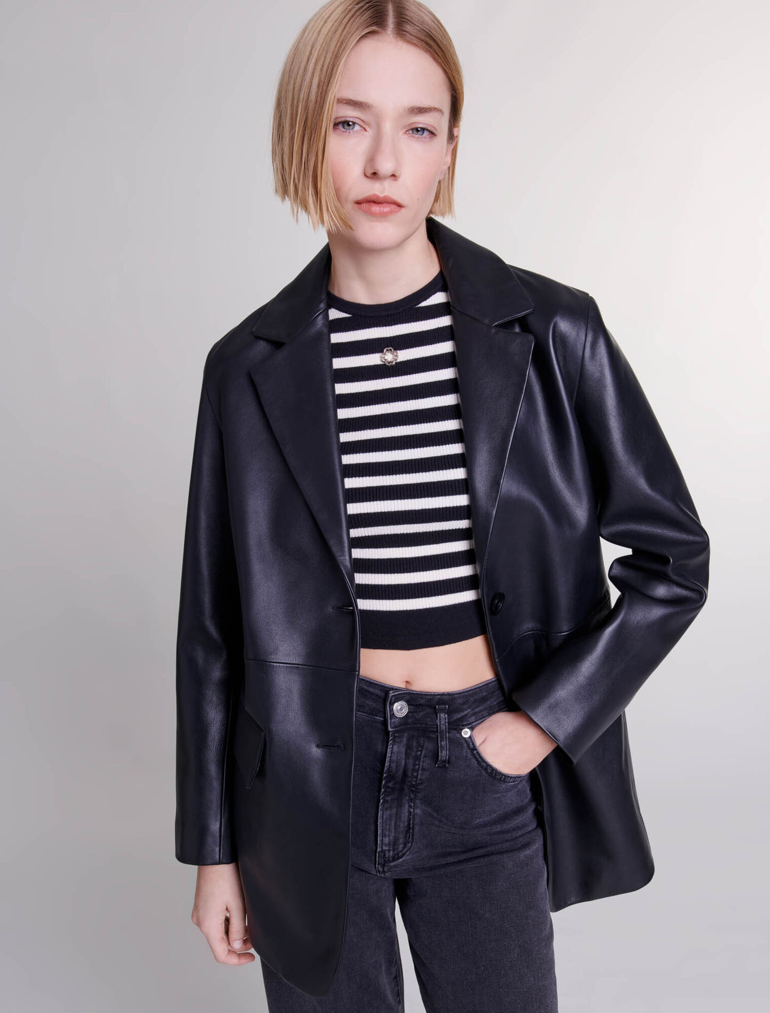 Leather jacket