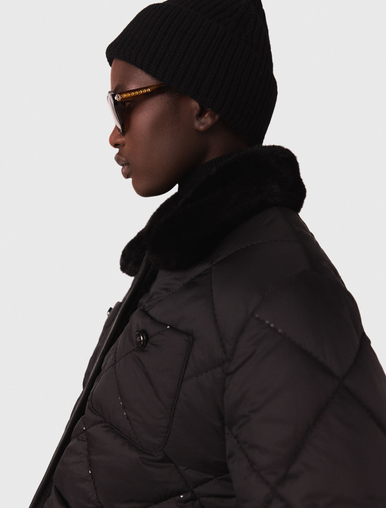 Doudoune réversible avec sequins