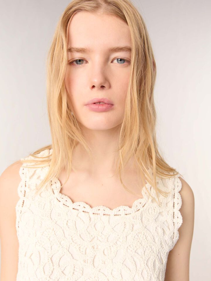 Top en crochet