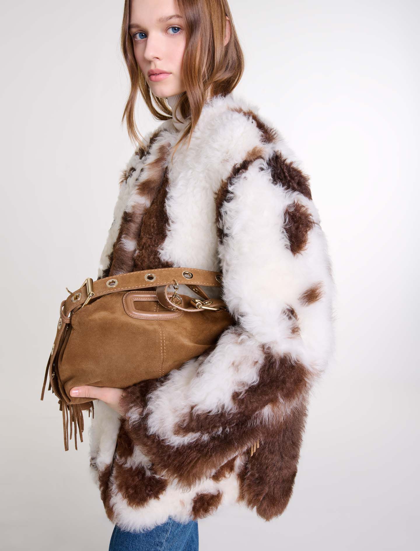 Reversible shearling White For Women | Maje