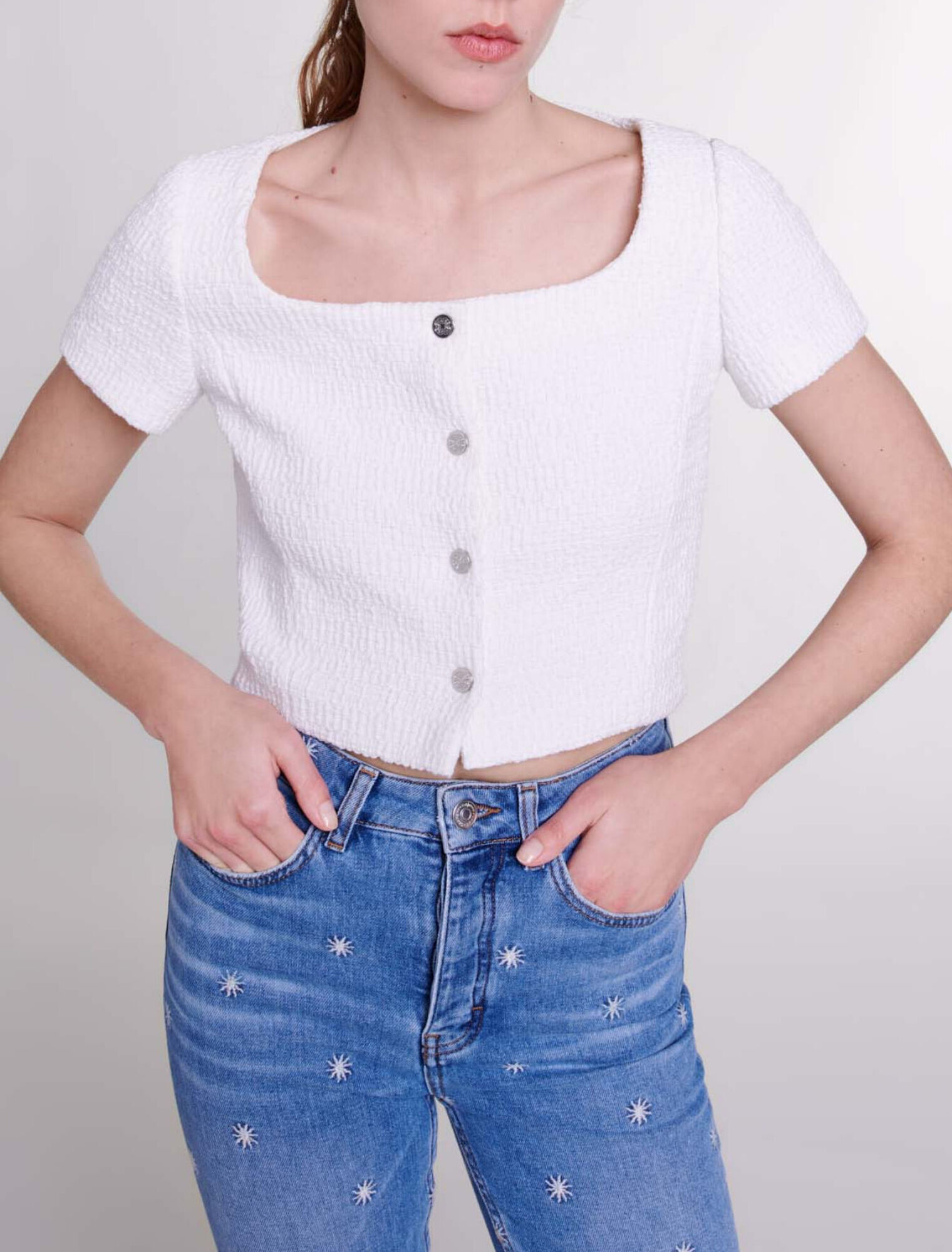Top en tweed