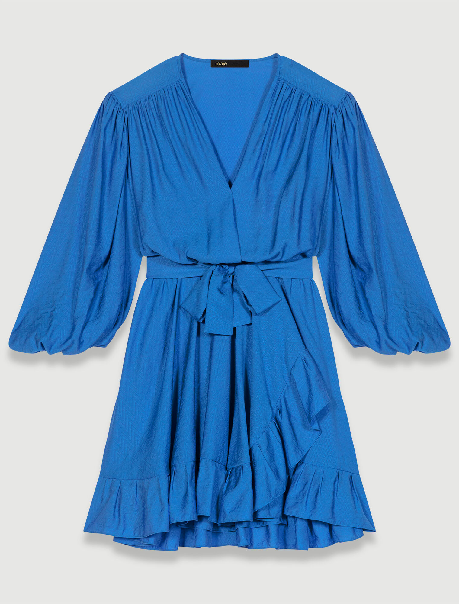 Robe courte à volant