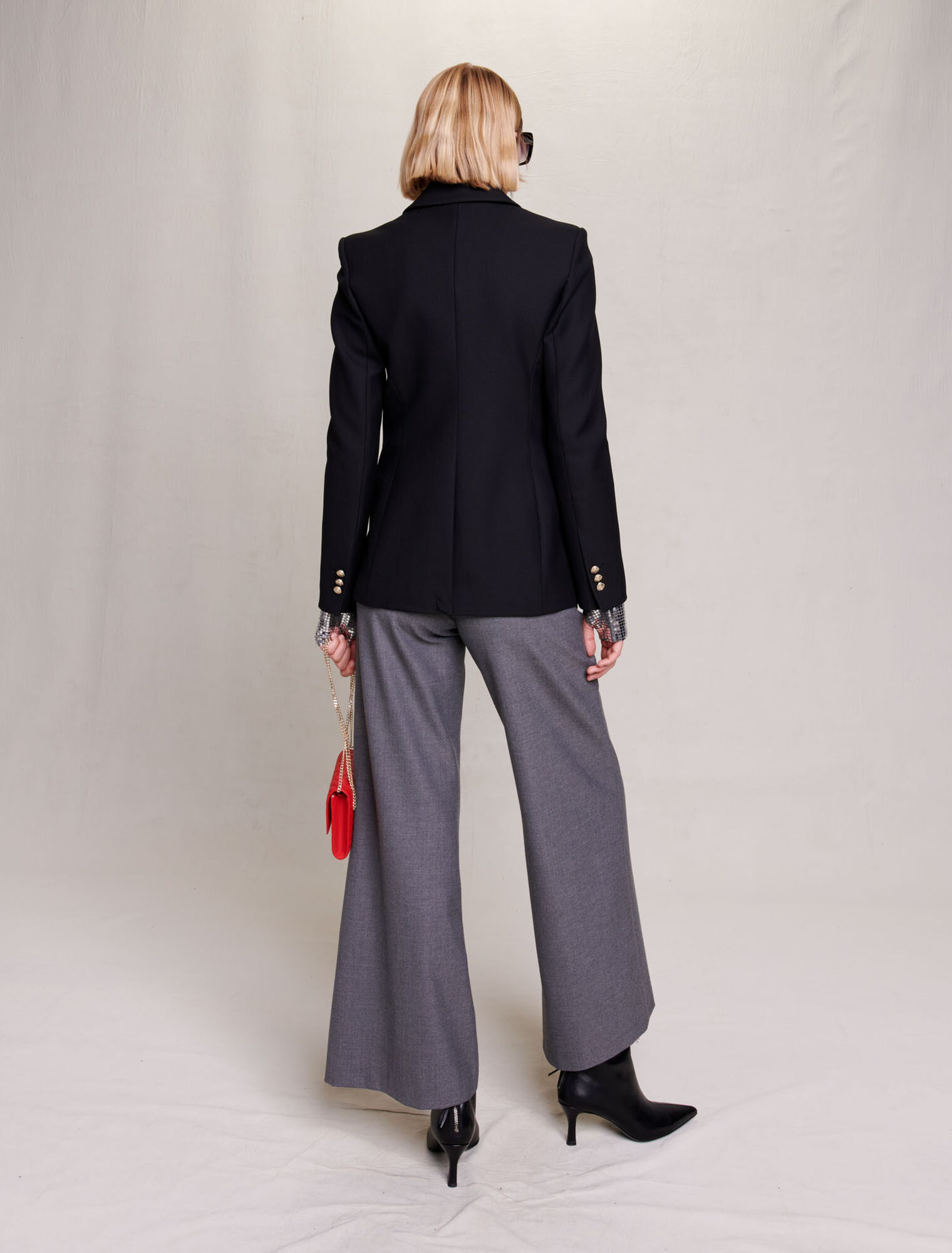 Veste courte en tweed