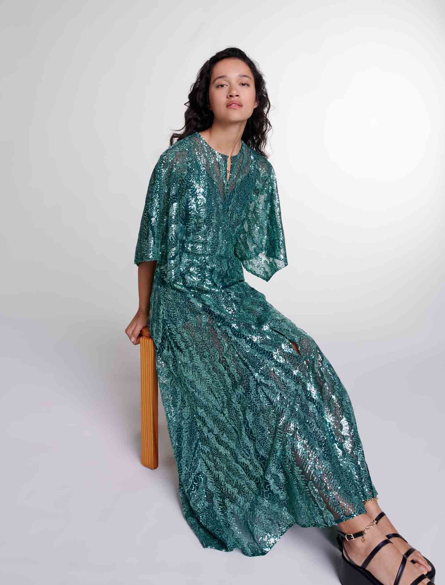 Sequin maxi dress