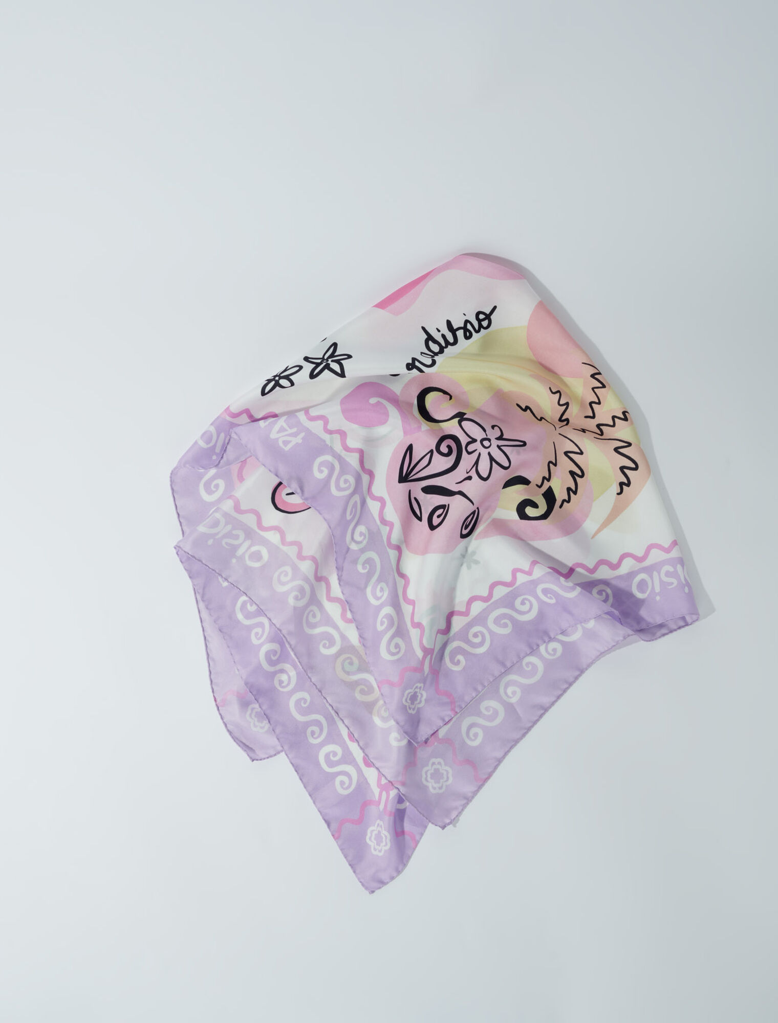 Foulard en soie Paradisio