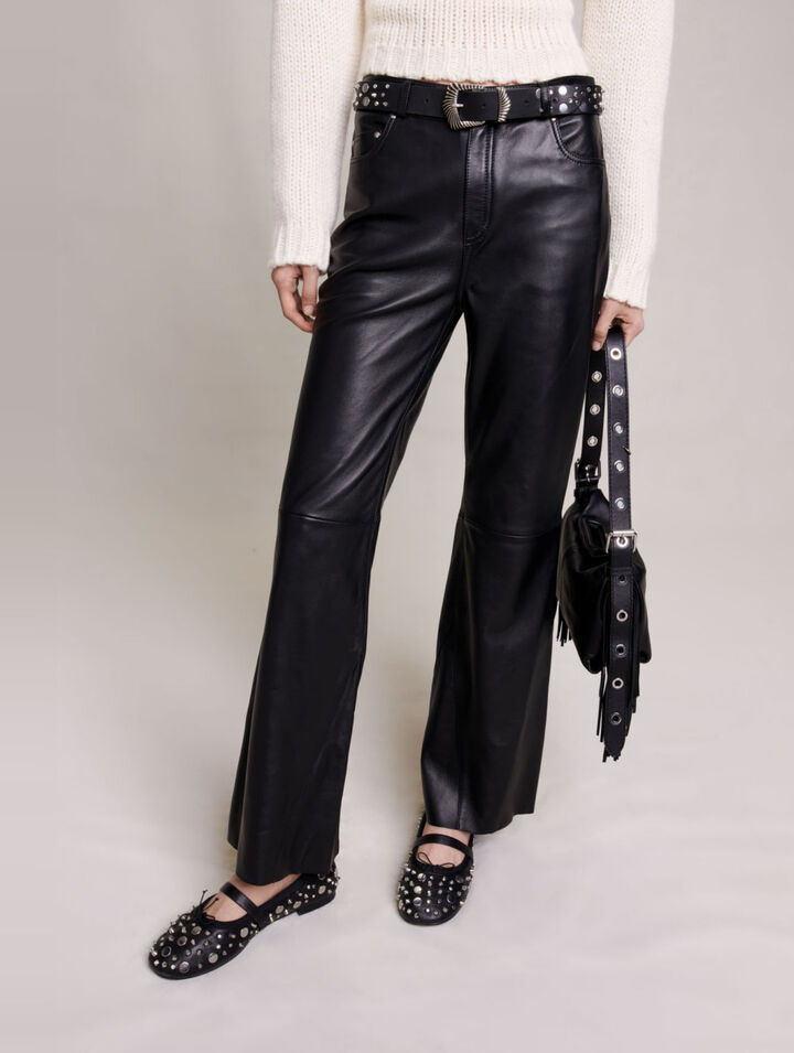 Pantalon en cuir