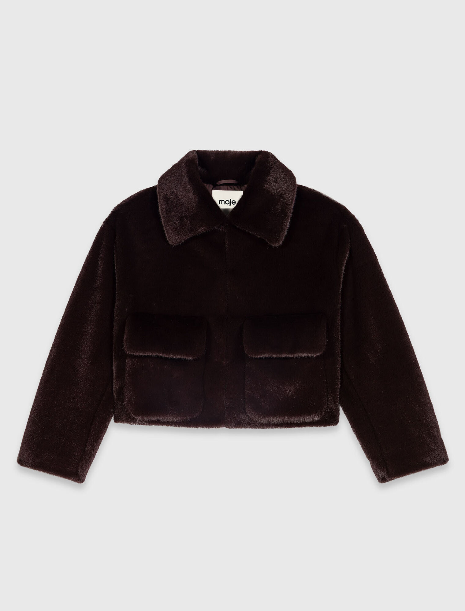 Short faux fur jacket