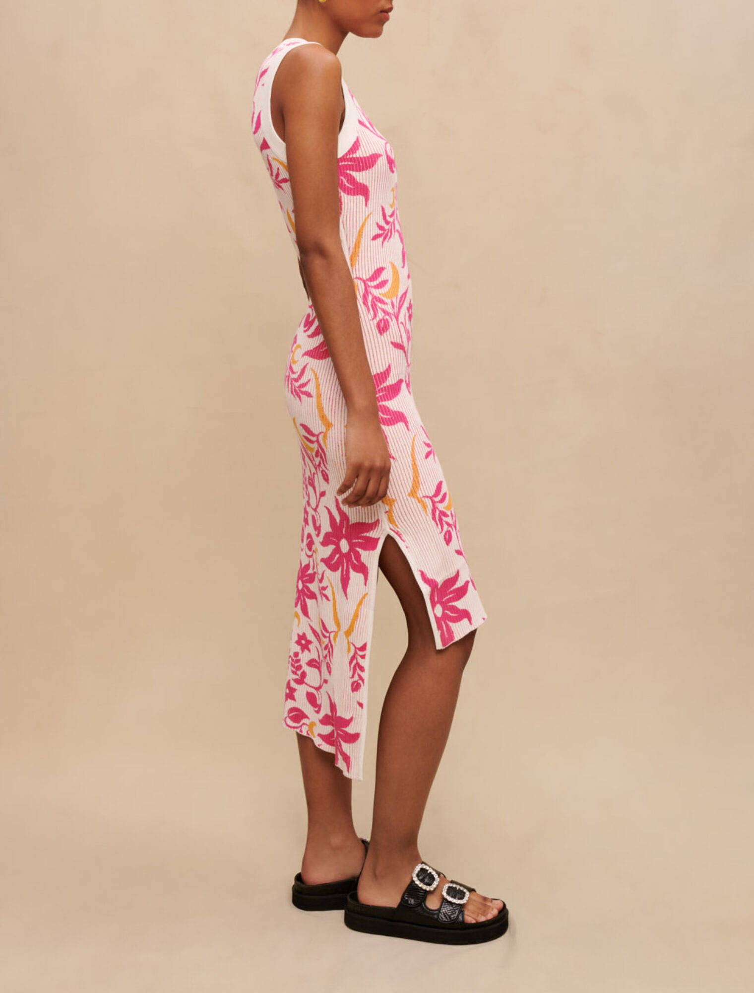 Printed reversible dress