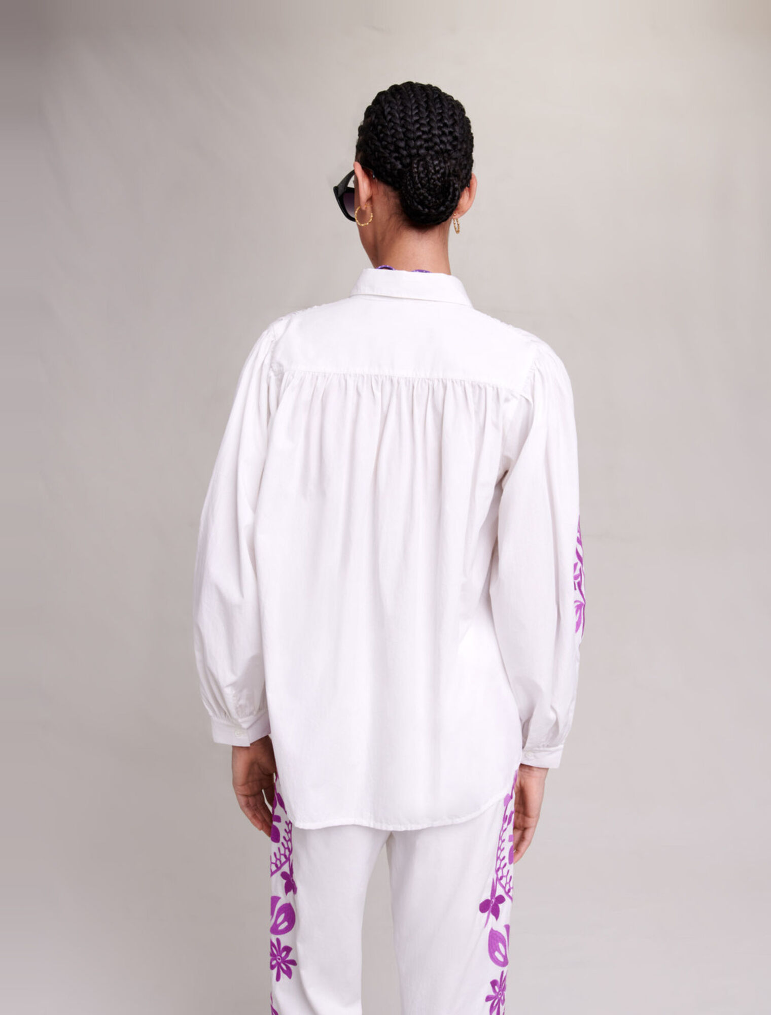 Chemise brodée