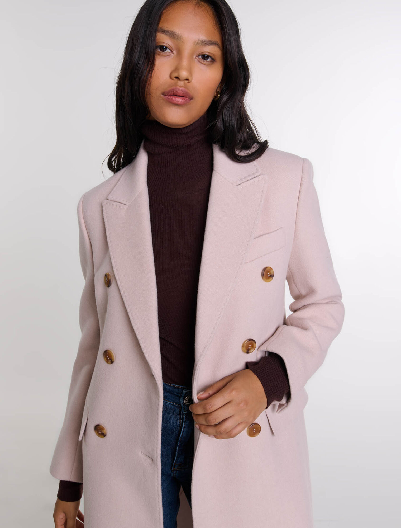 Manteau long doublé