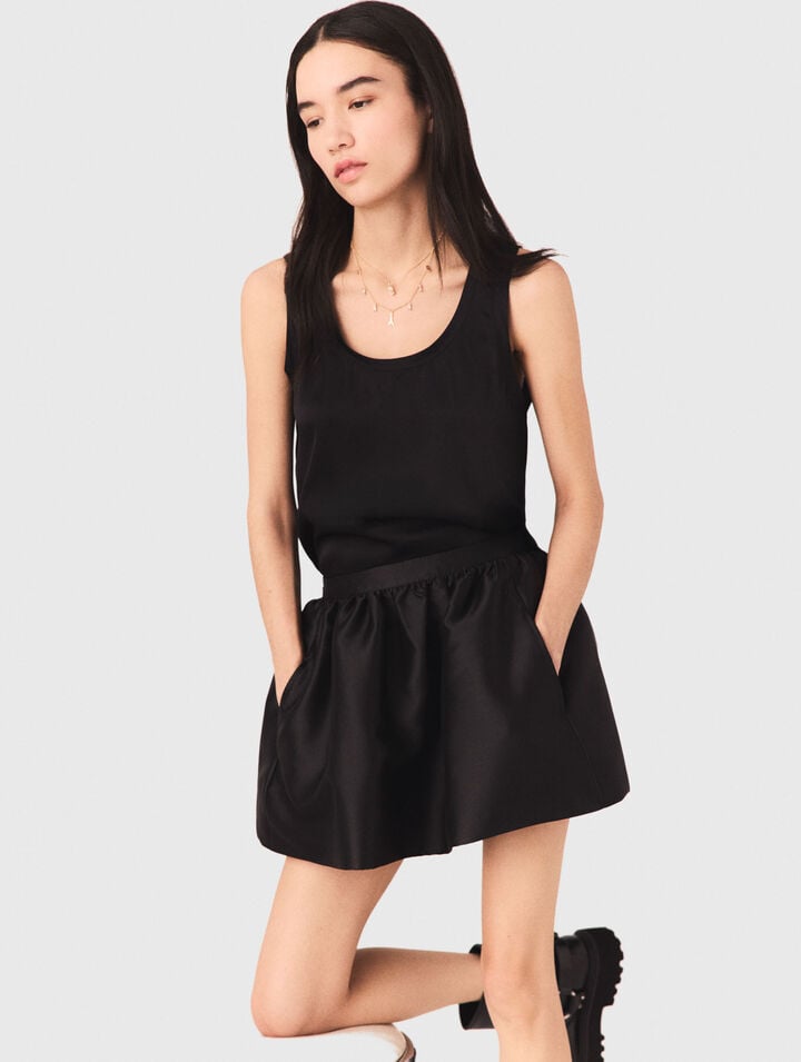 D&eacute;bardeur en soie