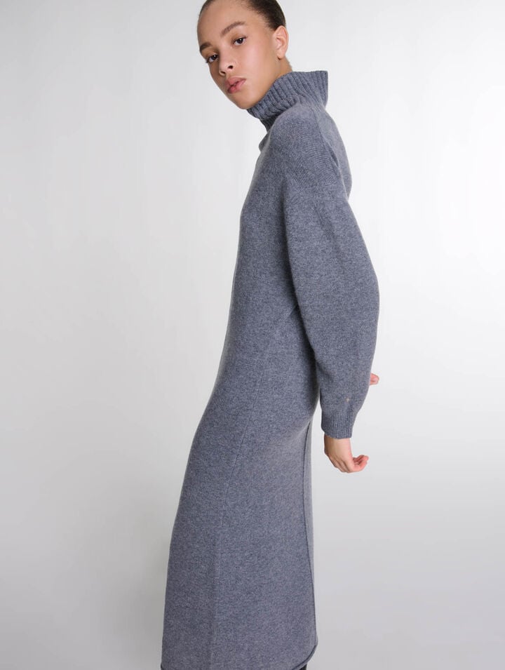 Robe longue en maille