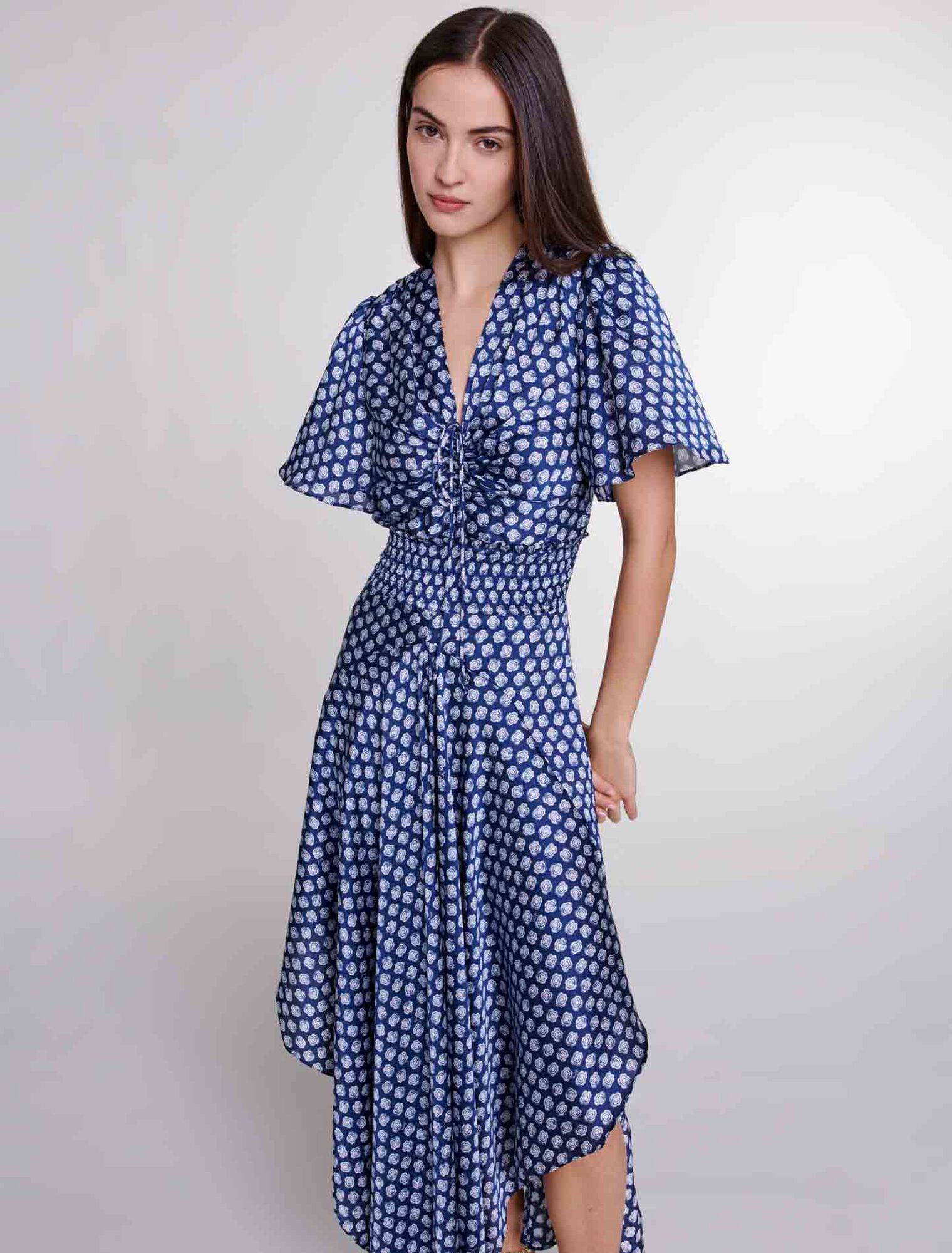 Robe longue imprimée