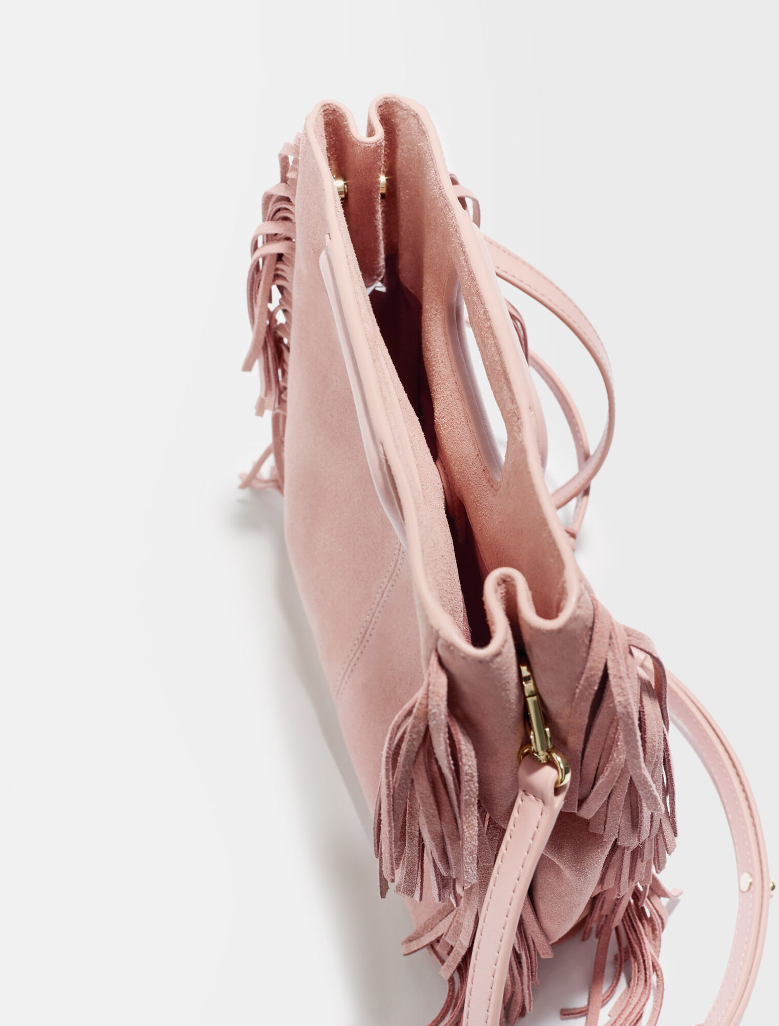 Sac M en cuir suède
