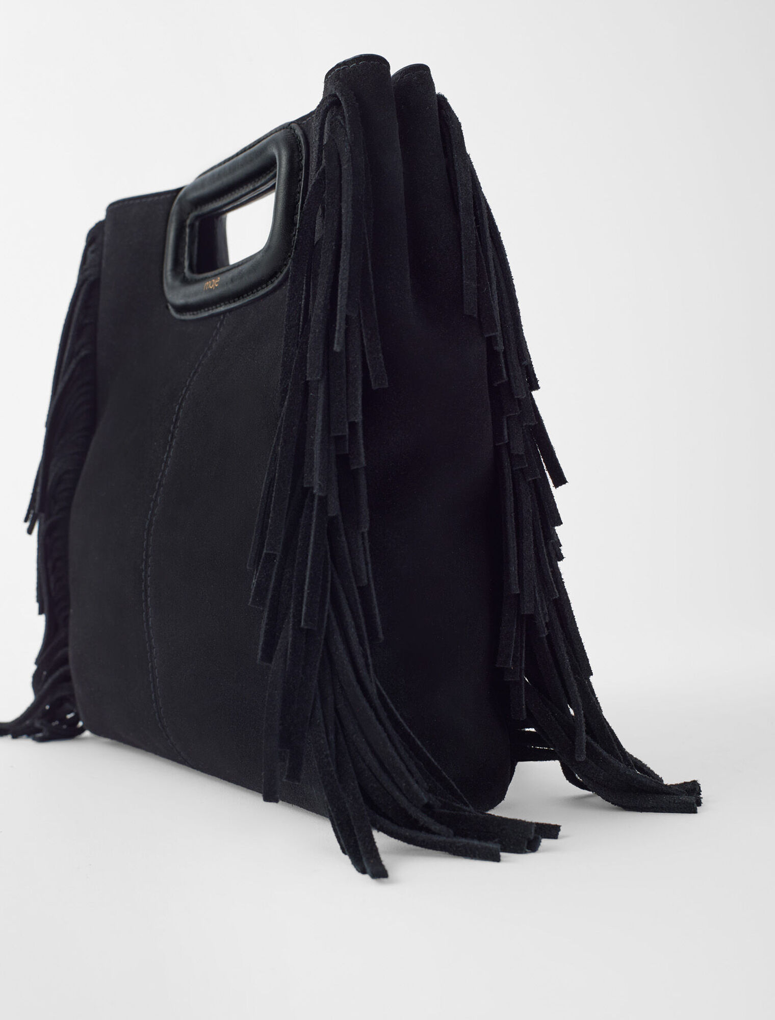 Sac M en cuir suède