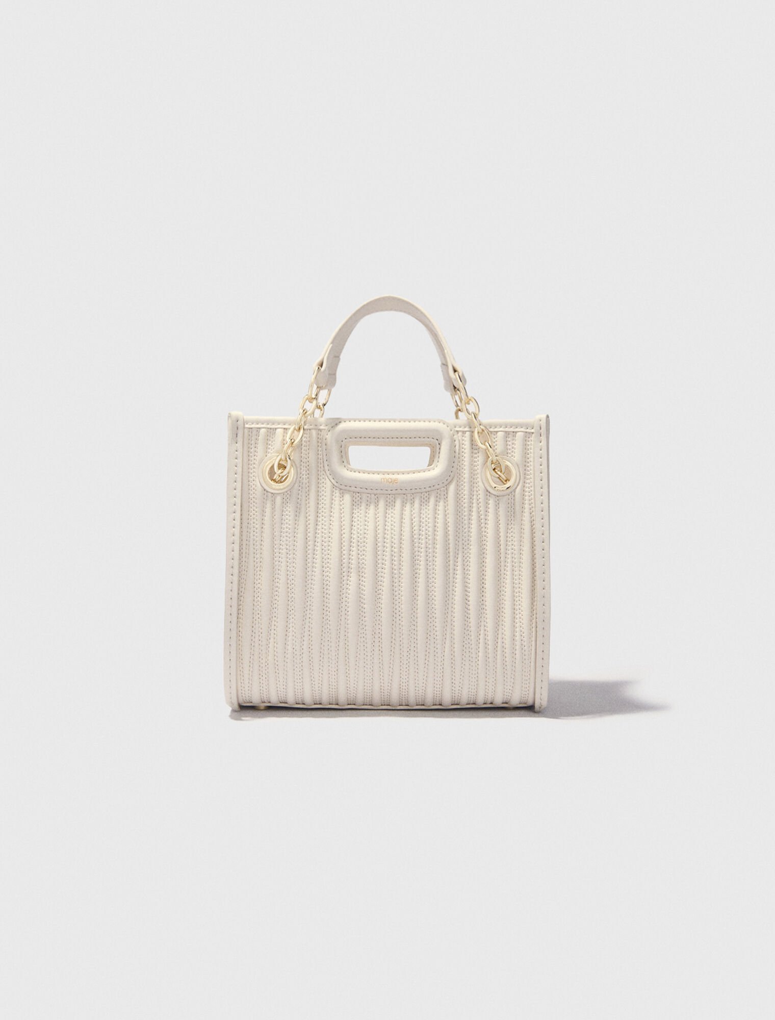 Mini cabas en cuir matelassé