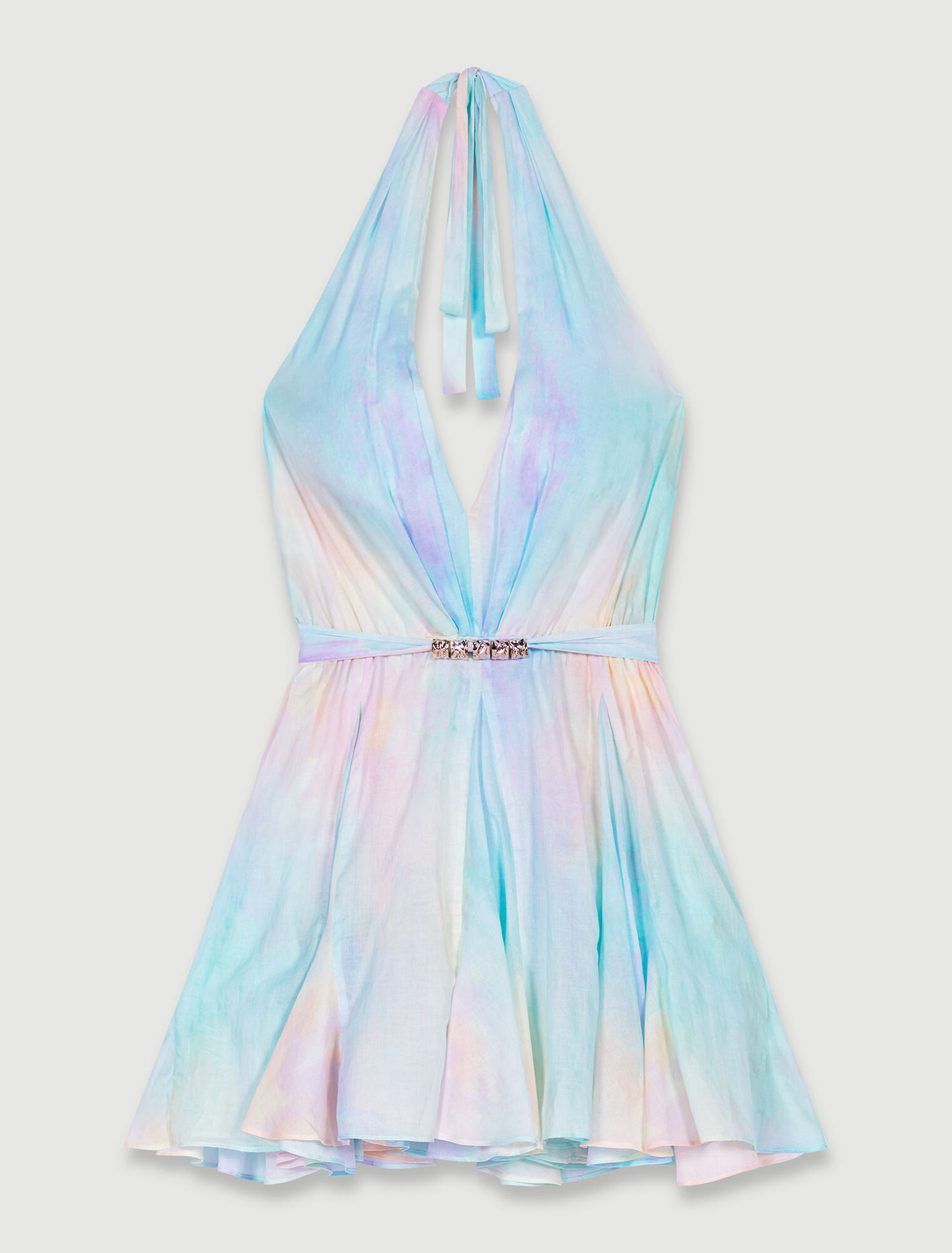 Robe tie and dye dos nu