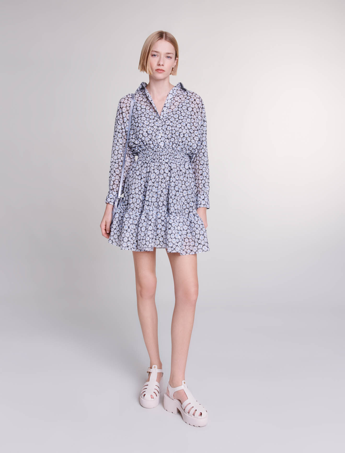 Robe maje marguerite best sale