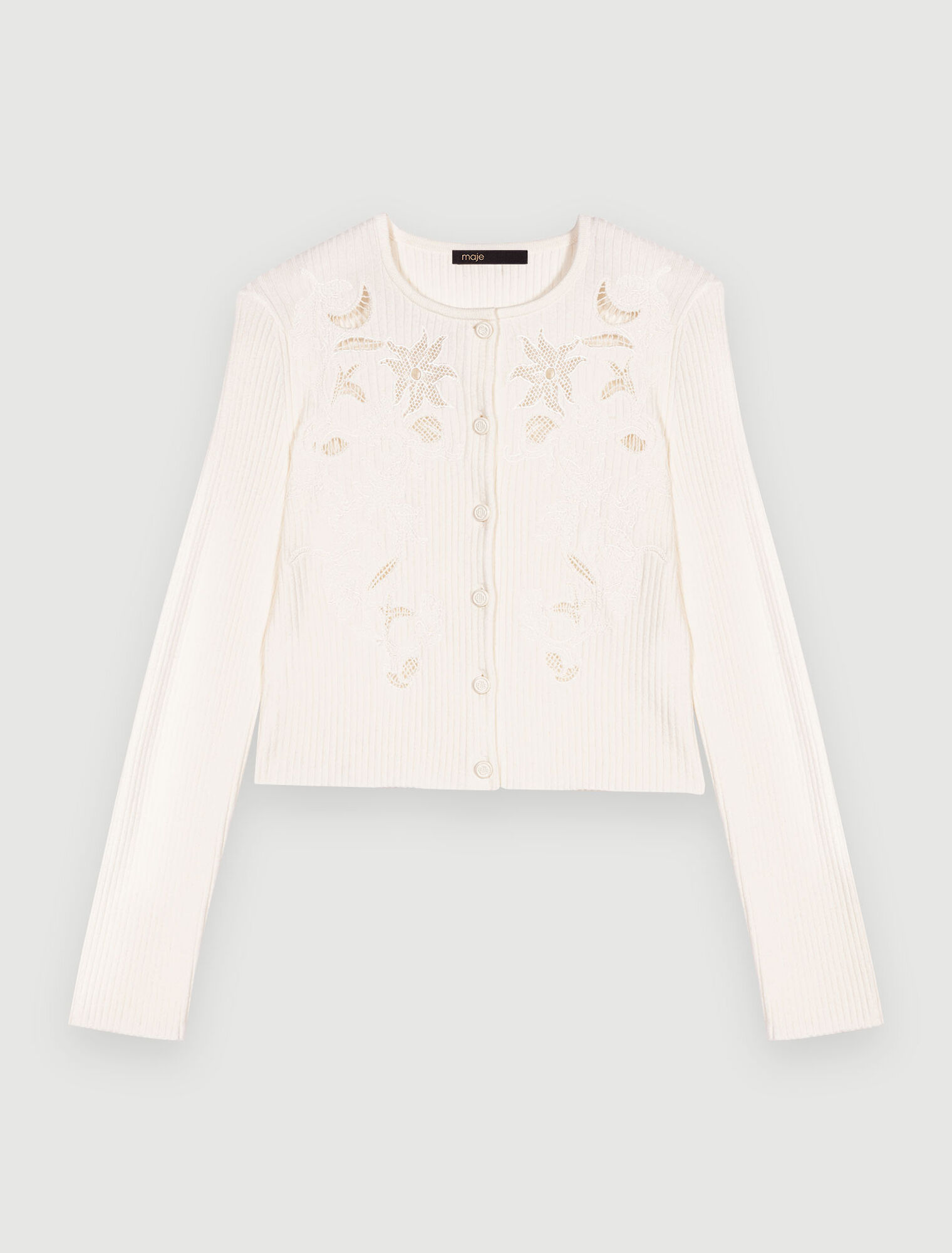 Embroidered cardigan